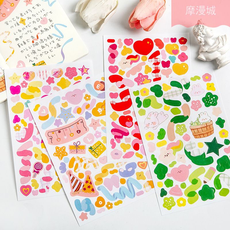 

ETORI LIFE PARTY RIBBON CONFETTI STICKER DIY DECO (S016)