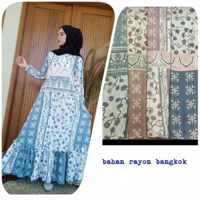 Gamis Rayon Bangkok Nota  Untuk Gamis Rayon Harga 100rb
