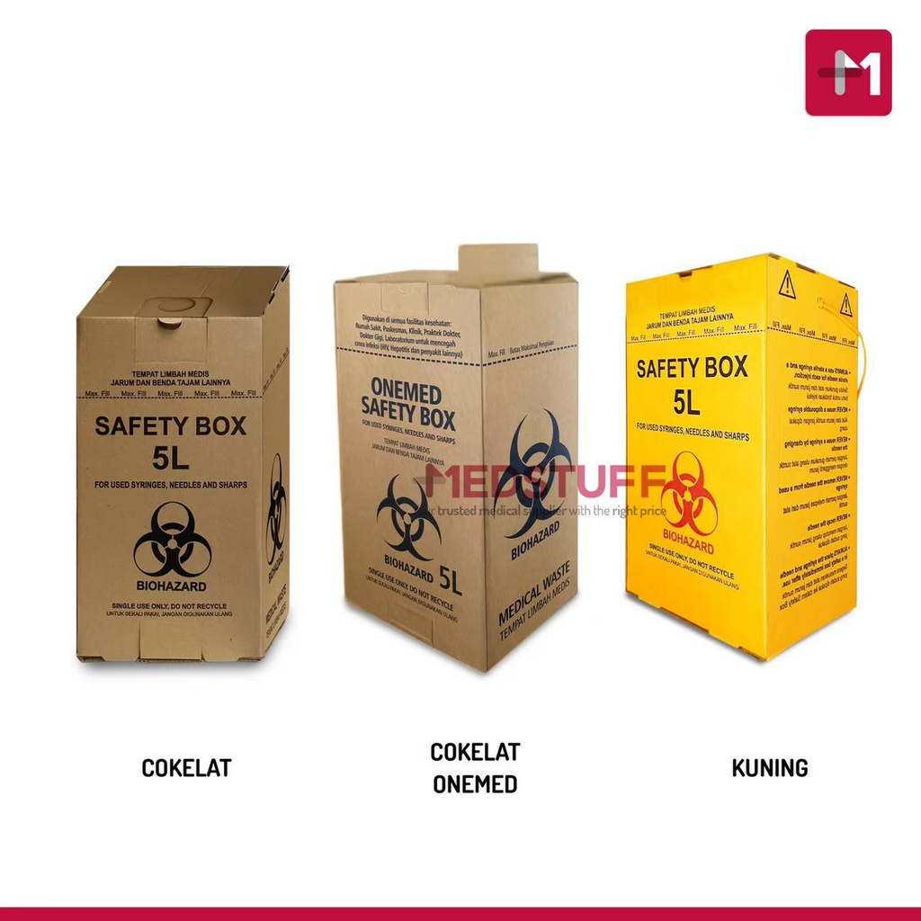 Safety Box 5L Tempat Sampah Tajam Medis