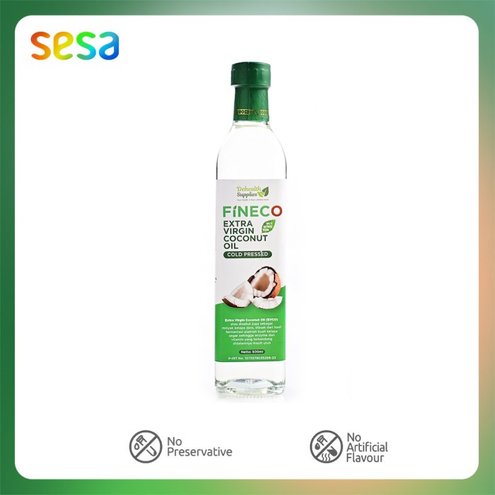

Dehealth Supplies Fineco Extra Virgin Coconut Oil 500ml