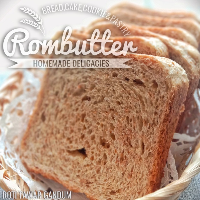 

Roti Tawar Gandum – Whole Wheat Bread