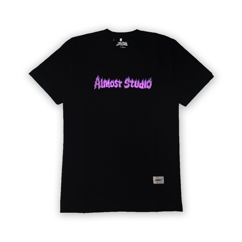 Almost Studio - T-Shirt - Flare - Black