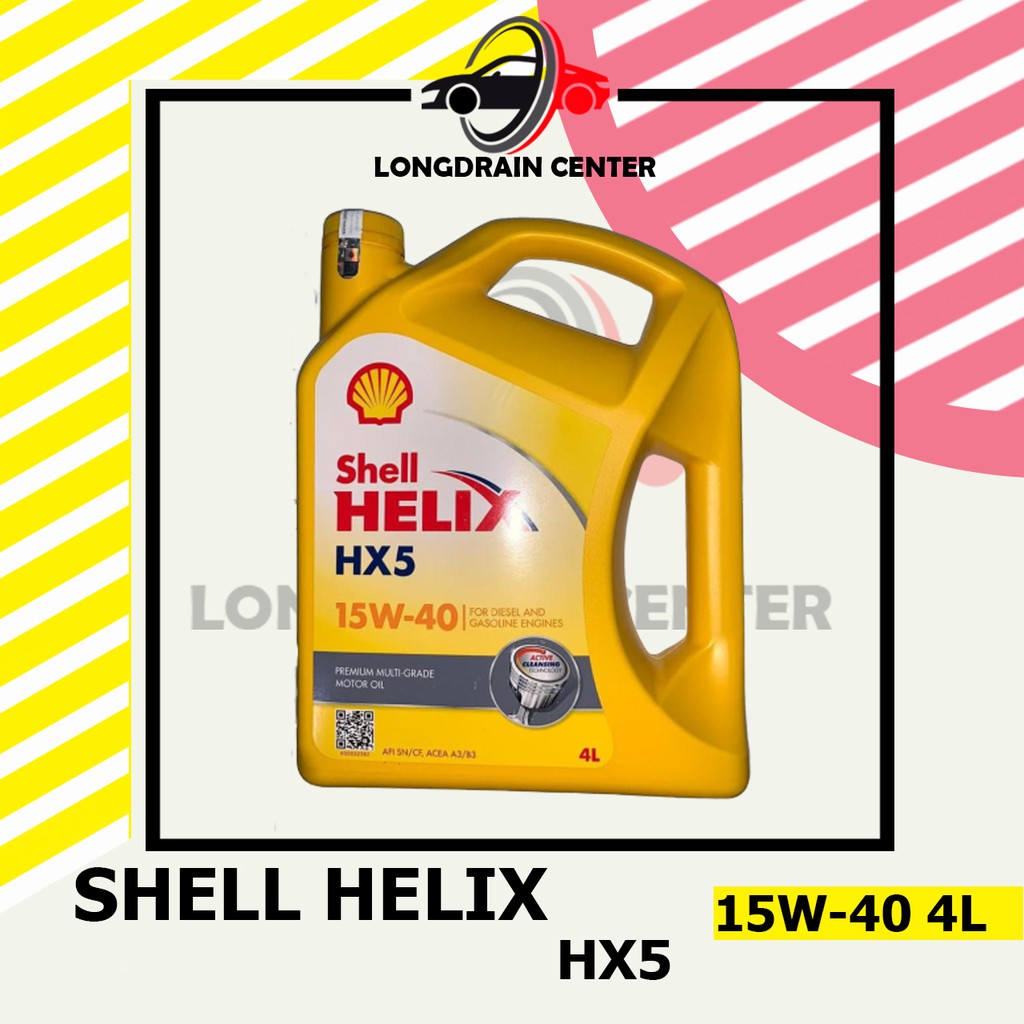 Shell Helix HX5 15W40 SN CF 4 Liter Original