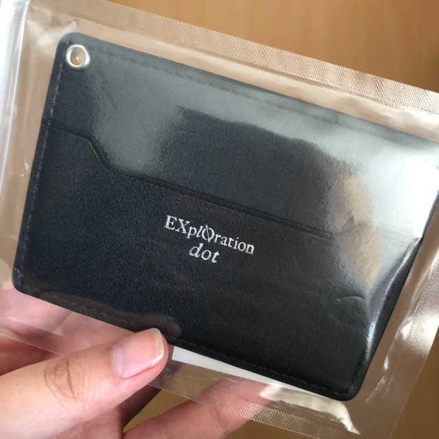 EXO EXPLORATION DOT CONCERT GOODS CARD WALLET NO PHOTOCARD