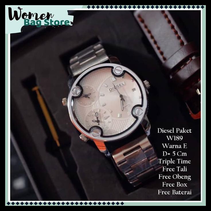 Jam Tangan Pria Diesel W189 Arloji Terbaru Cowok Sporty Keren Elegan