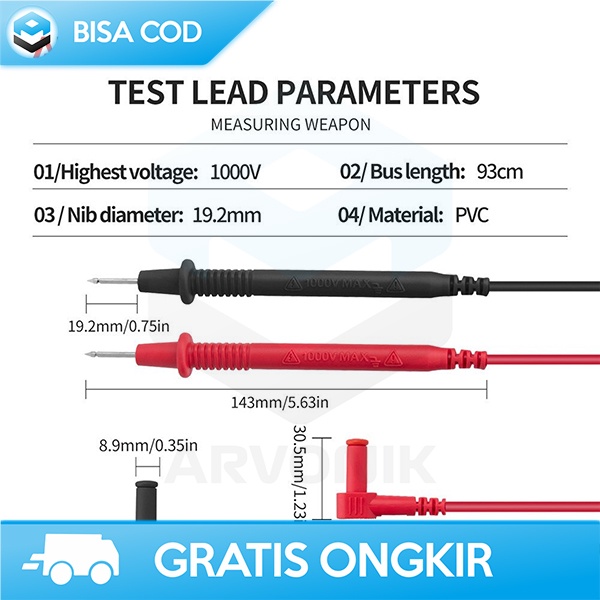 TESTER DIGITAL MULTITESTER ANENG SMART CHIP DATA RETENTION HD SCREEN