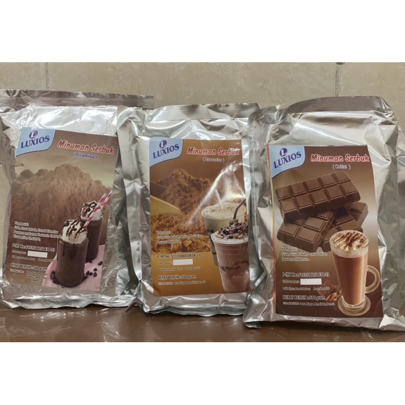 

Sekar_Shop07 Luxios Powder Drink Serbuk Bubuk Minuman Bubble Tea Aneka Rasa Coklat Cokelat Red