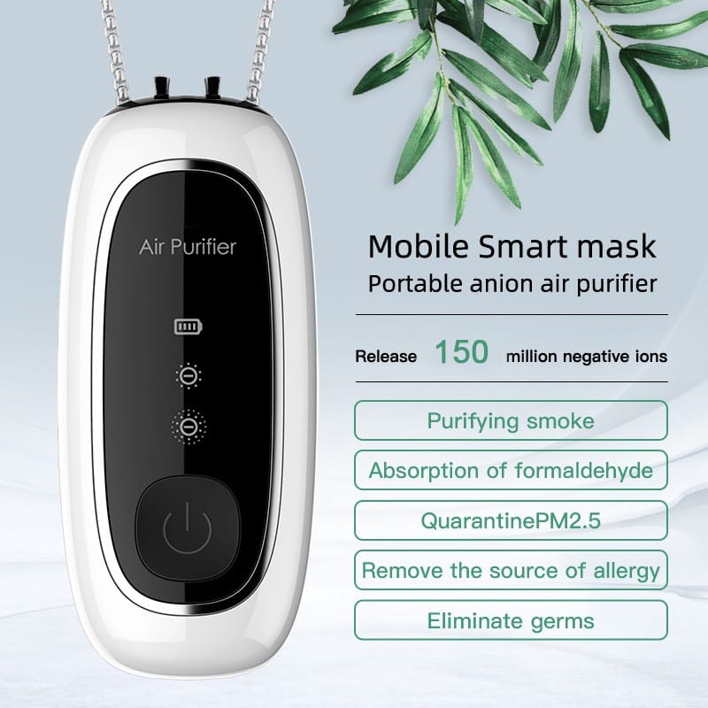 Air Purifier KY1001A Portable Gantung Leher M9 Necklace Mini Personal Portable Air Freshener Upgraded Wearable