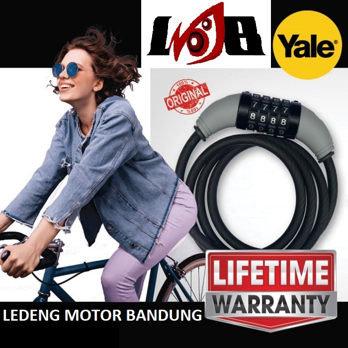 Yale Bicycle Lock Bike Key Premium Kunci Sepeda Gembok Rantai Angka