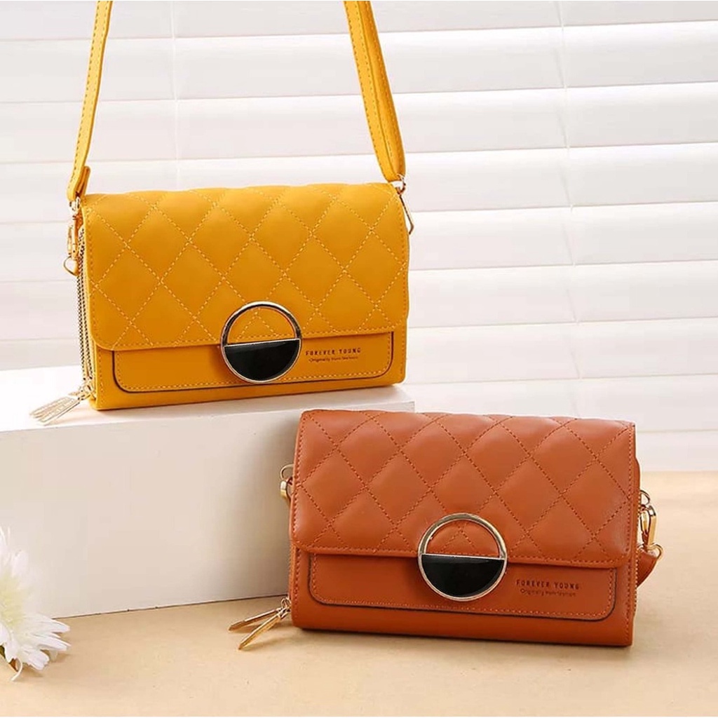 PREMIUM DOMPET Tas Selempang CLUTCH Fashion Baru untuk Wanita Dompet Wanita Dompet Kulit PU Clutch Tas Messenger Saku Ponsel Multifungsi 2022