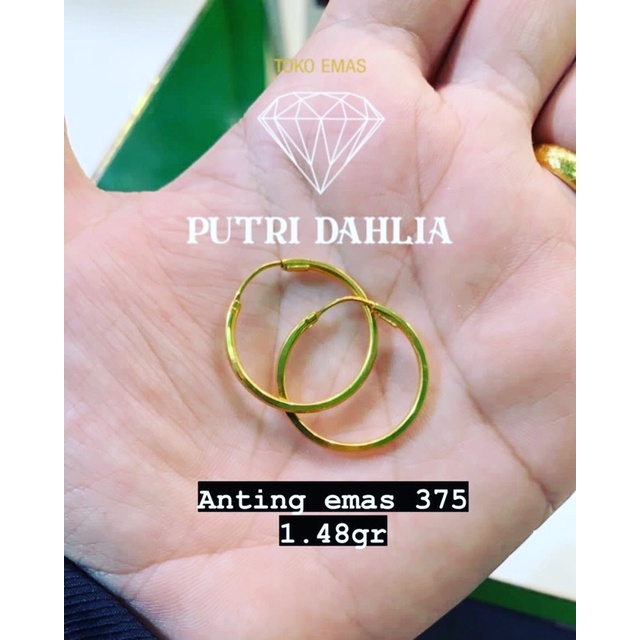 Jual Anting Bulat Emas Muda Shopee Indonesia