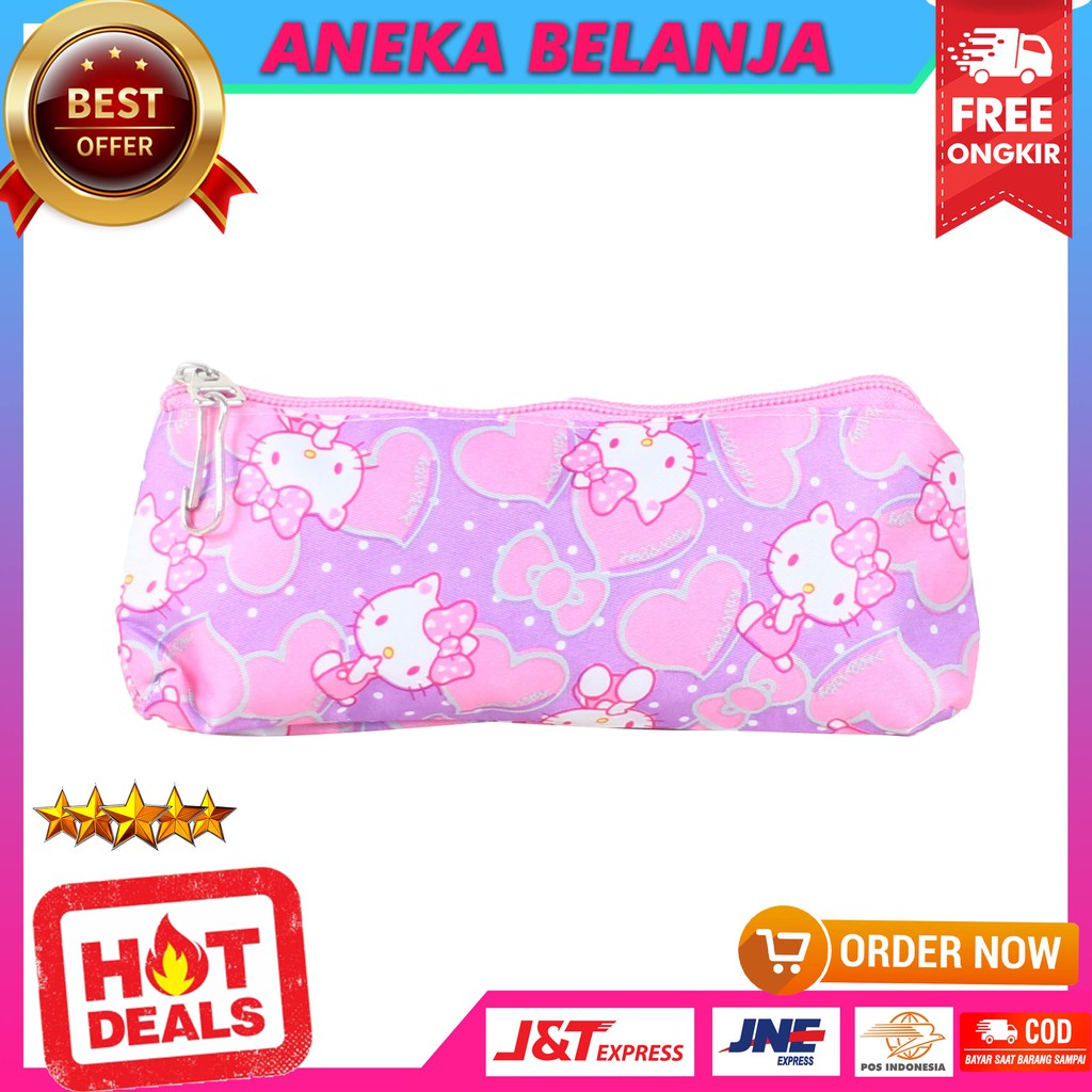 Tas Sekolah Anak Hello Kitty Pink Variasi Ungu Bonus Tempat Pensil Raincover Bahan Impor Ransel Anak Cewek Lucu Imut Motif Boneka Free Raincover Tas My Melody Kitty Sekolah TPA TPQ Korean Style Tas Anak Cewek Impor