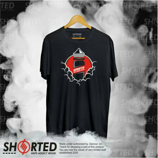 Kaos vapers | Cubby Gorila | Shorted VPtees | 100% cotton sablon plastisol