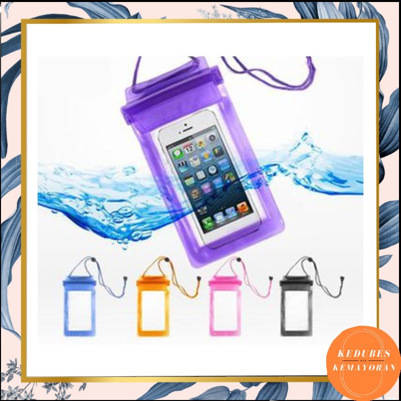 WATERPROOF BAG UNDER WATER / SARUNG HANDPHONE ANTI AIR 5 inch [KK]