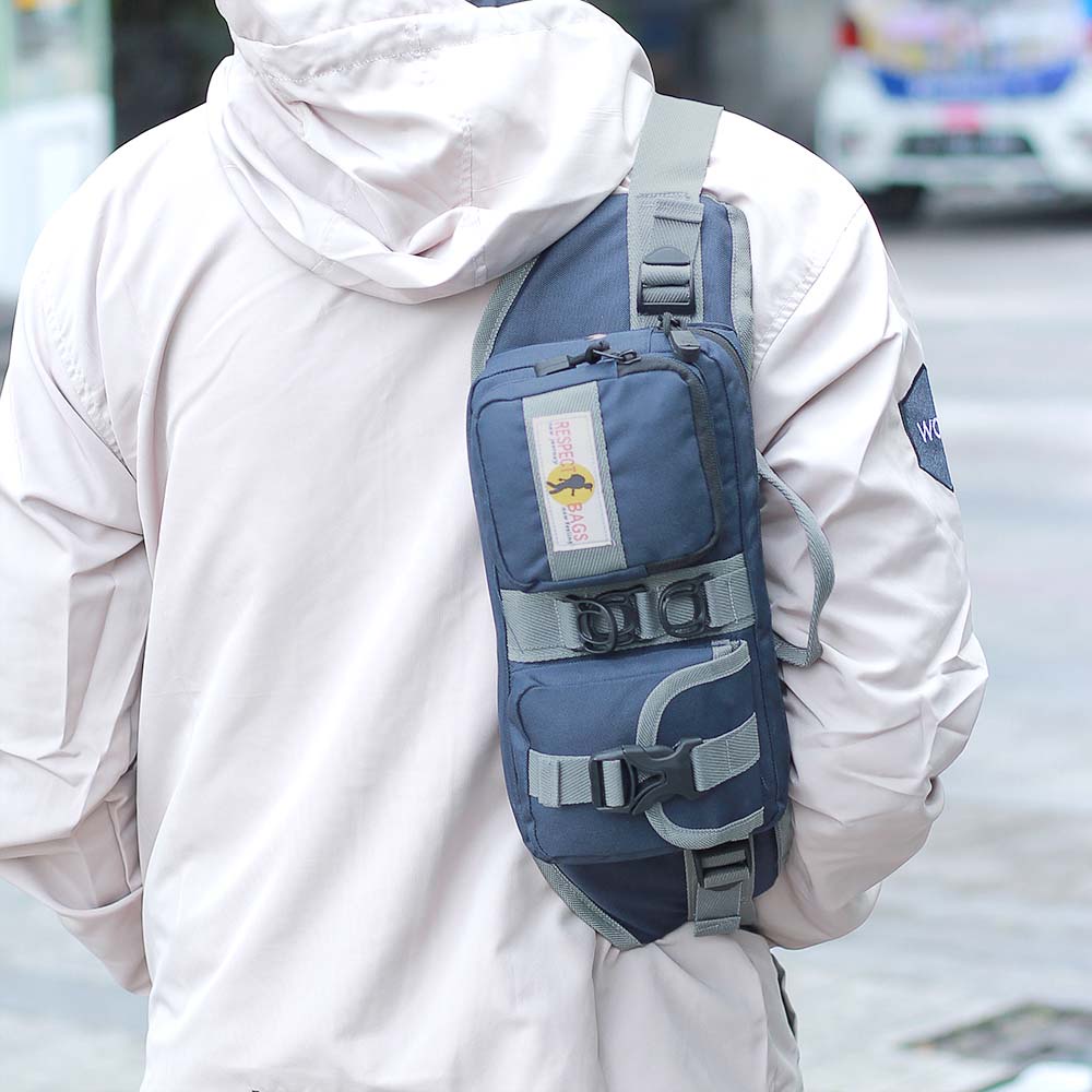 tas selempang pria murah, tas samping pria murah, waist bag murah waist bag cowok murah TM055