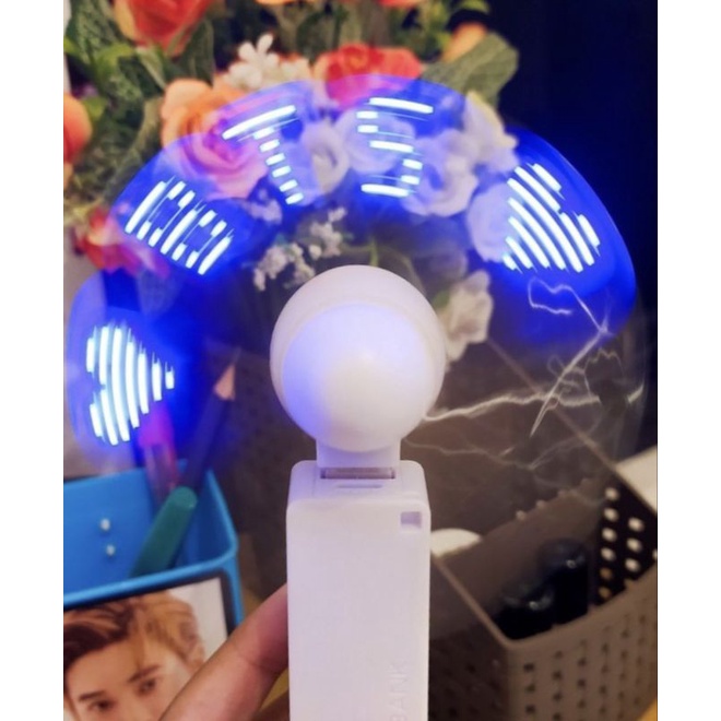 Kipas Angin Genggam Mini LED BTS by Skistore