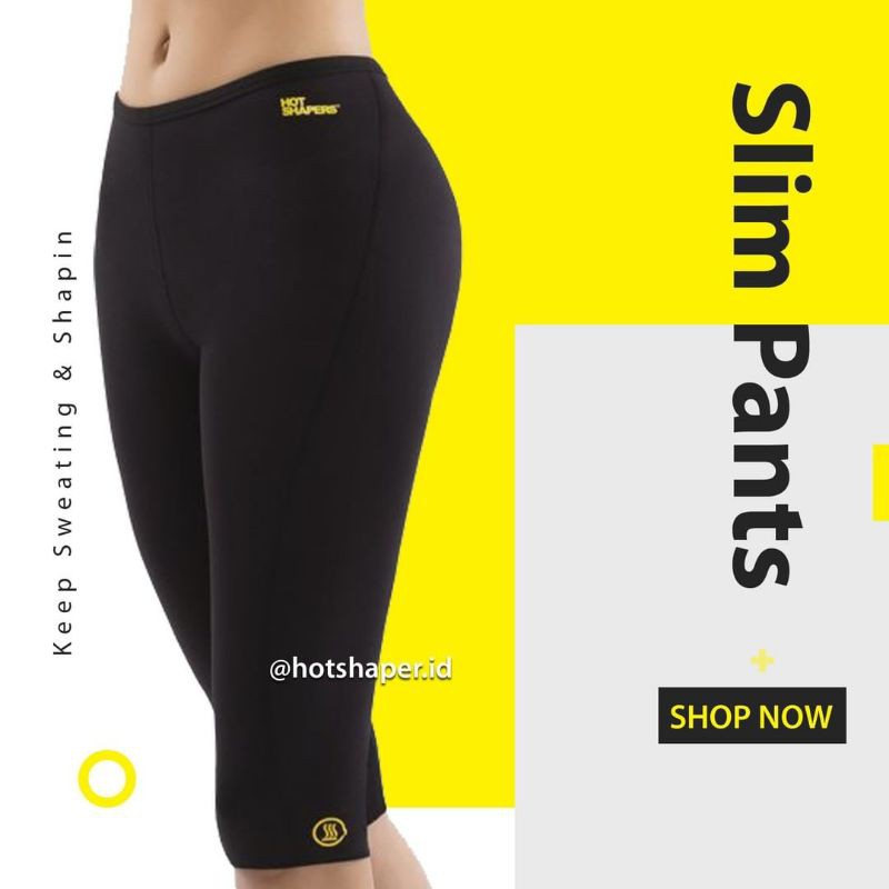 HOT SHAPERS SLIM PANTS CORSET CELANA JOGGING PELANGSING PINGGANG CELANA PEMBAKAR LEMAK PANTAT