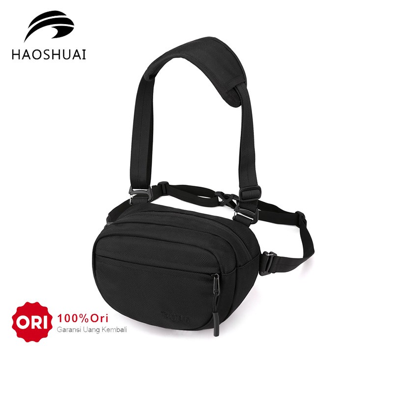 HAOSHUAI 820 Tas Selempang Dada Pria Waistbag Anti Air Premium WK-SBY