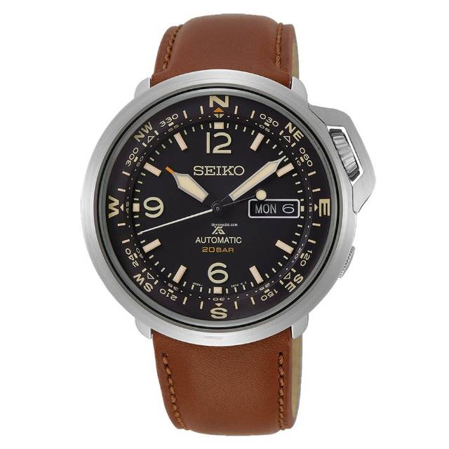 Jam Tangan Pria SEIKO Prospex SRPD31 Compass Leather Strap Automatic Watch Original SRPD31K1