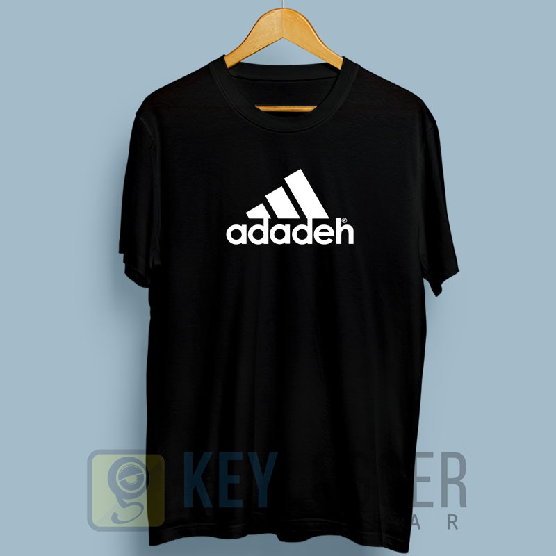 Baju Kaos Plesetan Lucu Logo Adidas Adadeh 46 Brand Kata Kata a4