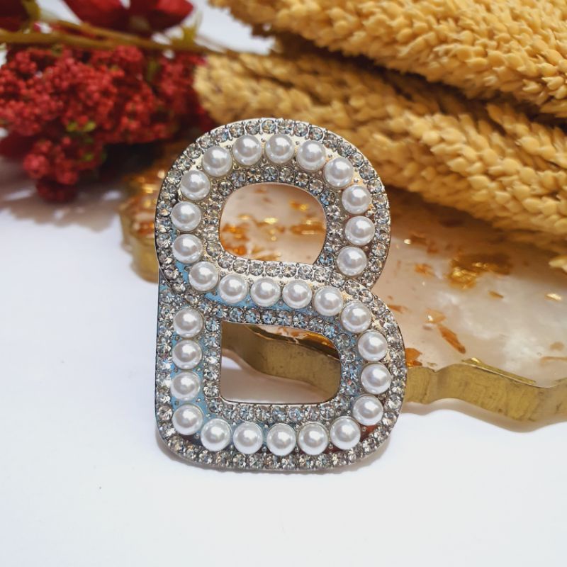 Brooch Buttonscarves KW / Bross Buttonscarves KW / Bross Button KW-020 Silver