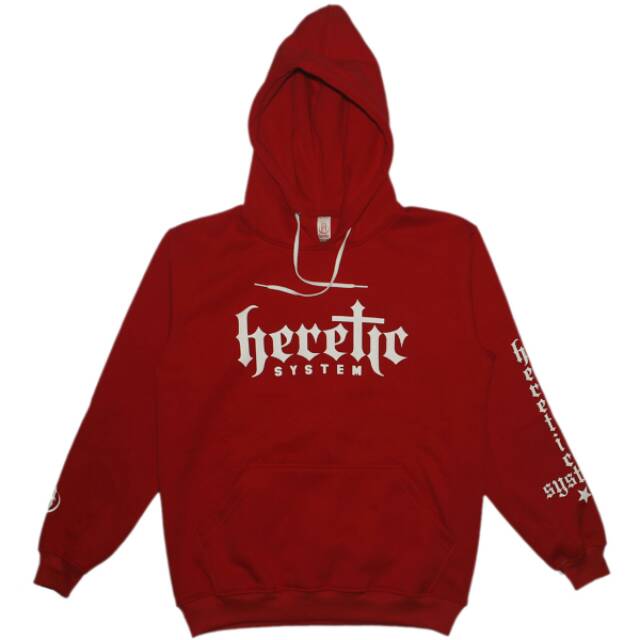 Jaket Sweater Hoodie Dewasa Code Red Heretic Sistem Hoodie Unisex