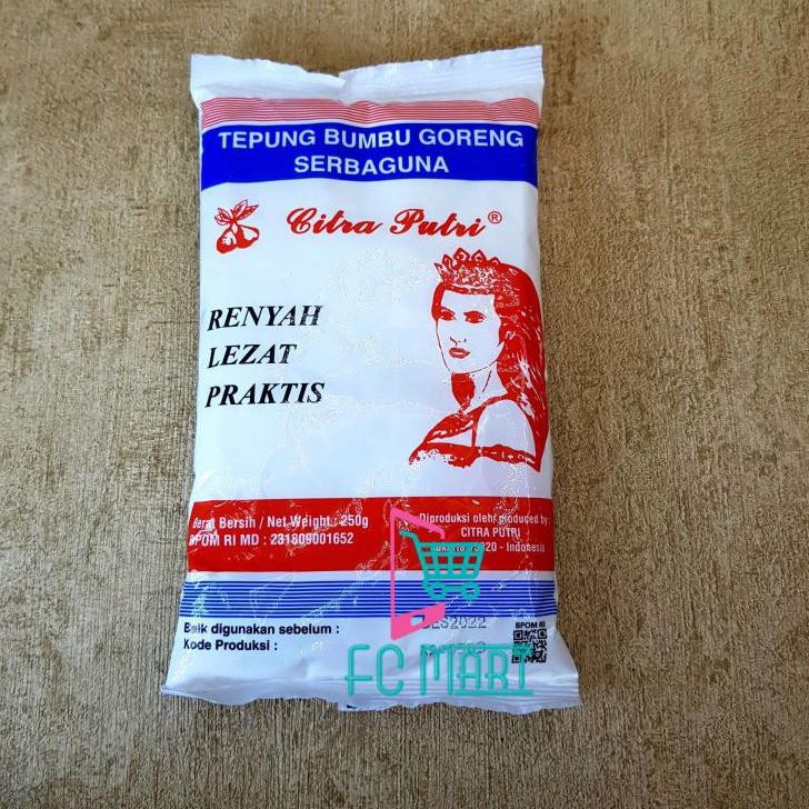 

PROMO 11.11 Tepung Citra Putri 250gr ORIGINAL /Tepung Bumbu Goreng Ayam Serbaguna HALAL BPOM