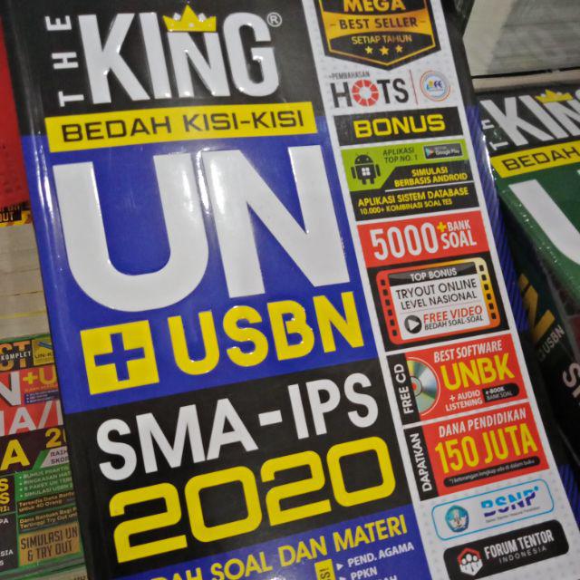 THE KING BEDAH KISI-KISI UN USBN SD - SMP - SMA IPA - SMA IPS - SAINTEK - SOSHUM 2020-THE KING SMA IPS2020