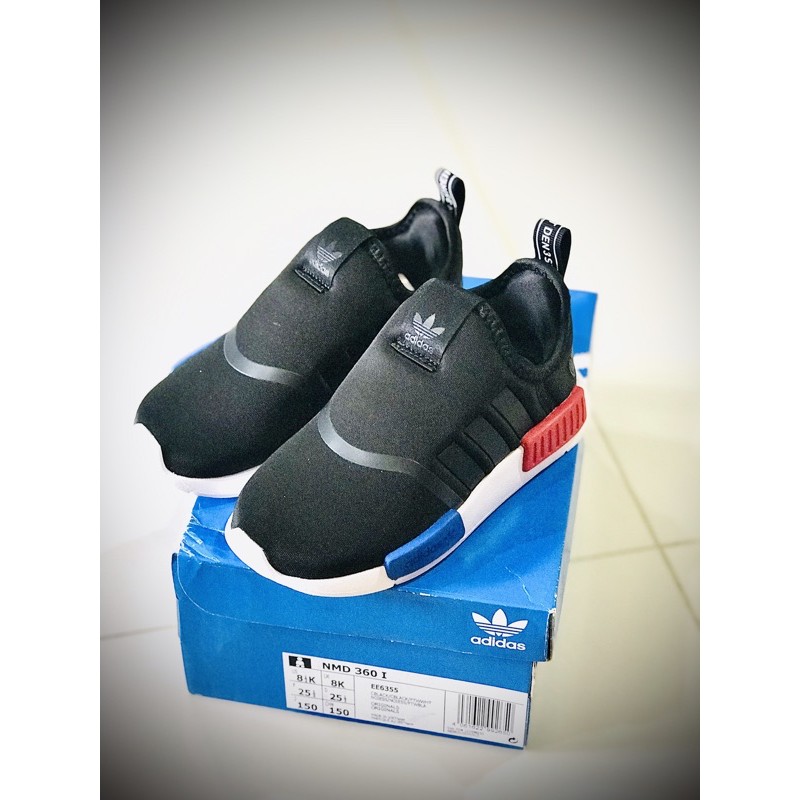 Sepatu Anak Adidas Original NMD 360 Black