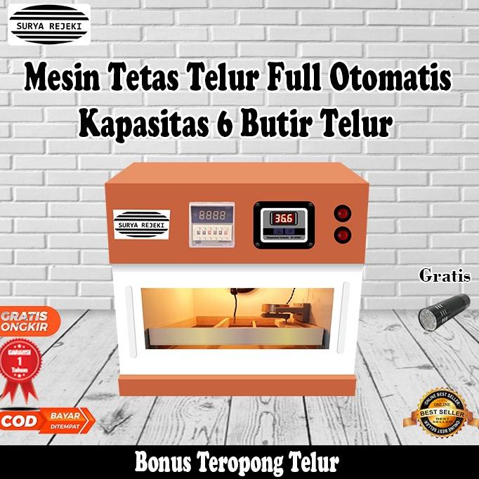 [[BISA COD]] Mesin tetas telur full otomatis kapasitas 6 butir telur ORIGINAL