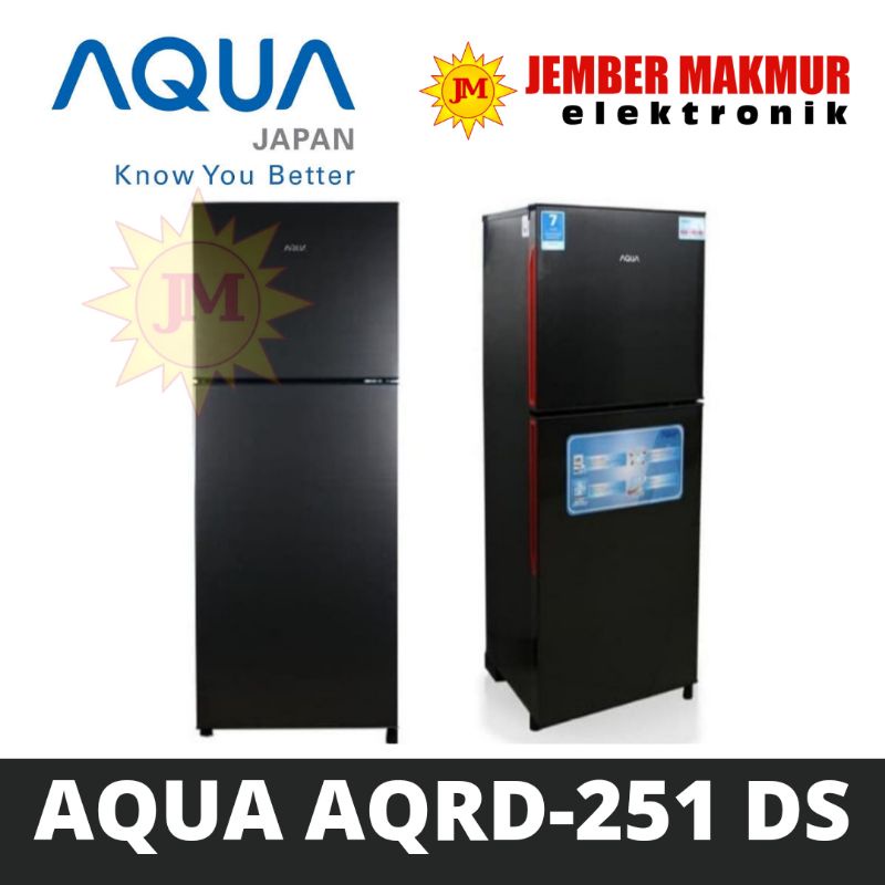 AQUA Kulkas 2 Pintu 169L AQRD 251 AQUA