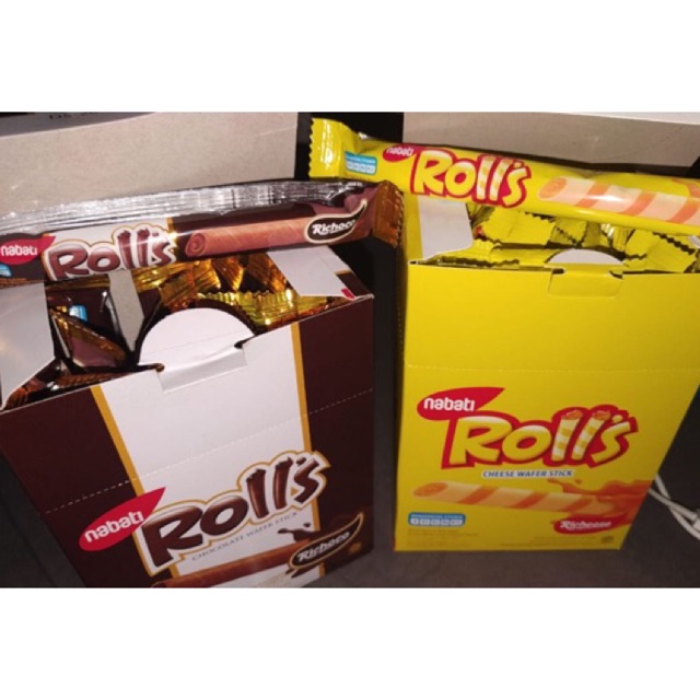 

Nabati Rolls All Varian rasa 1 box isi 20pcsx8gr