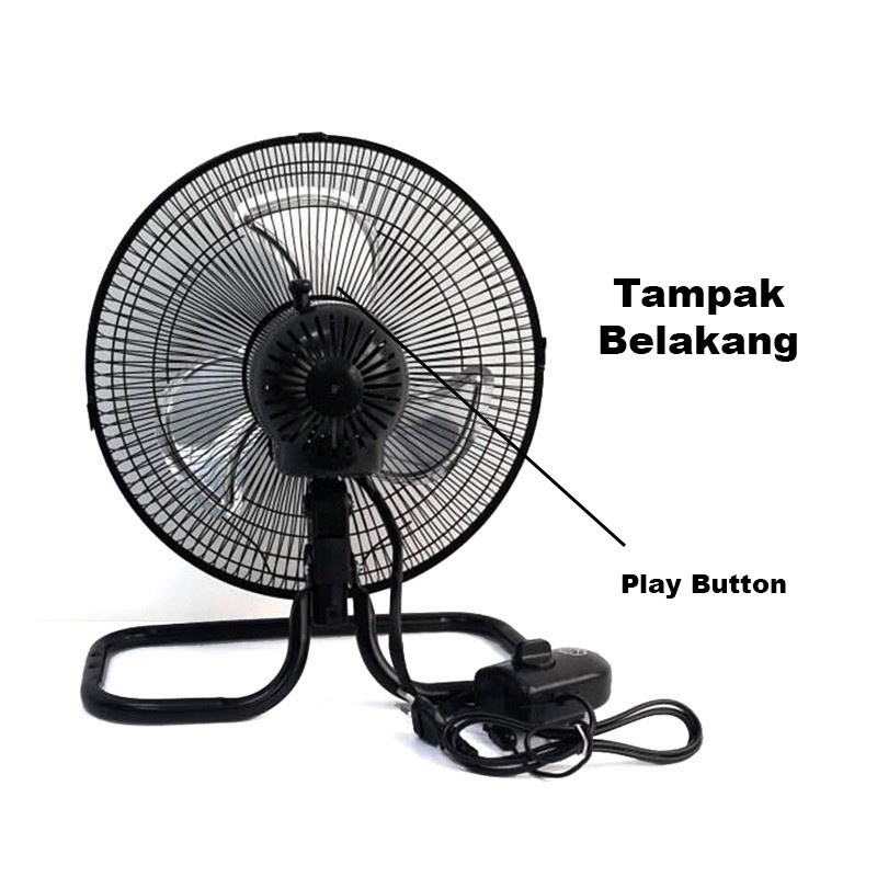 Kipas Angin Tornado Besi 2in1/ Miyoshi (Floor &amp; Wall Fan)