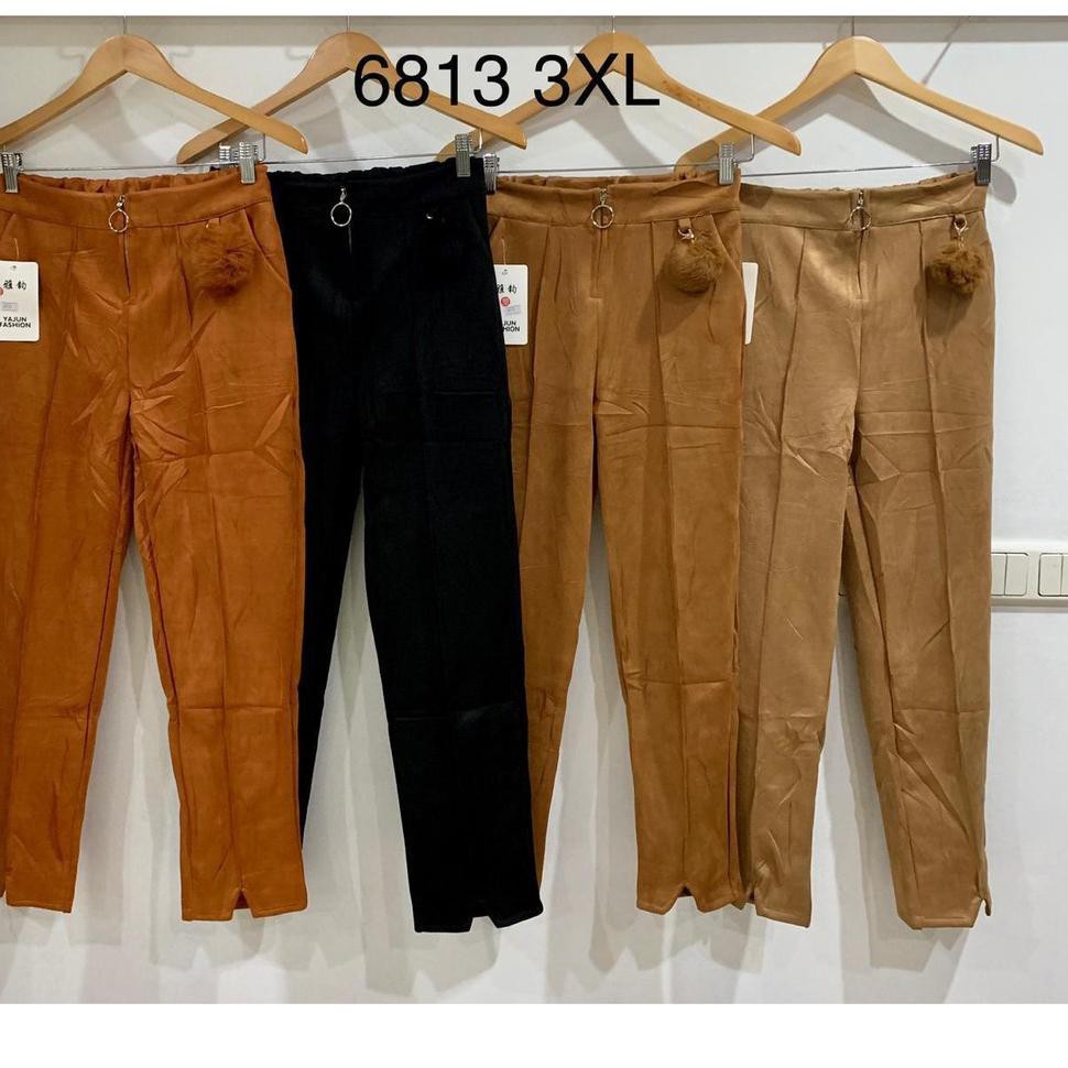 KODE 279 celana wanita jumbo bahan suede import Rd ukuran KODE 279 celana wanita jumbo bahan suede import Rd ukuran