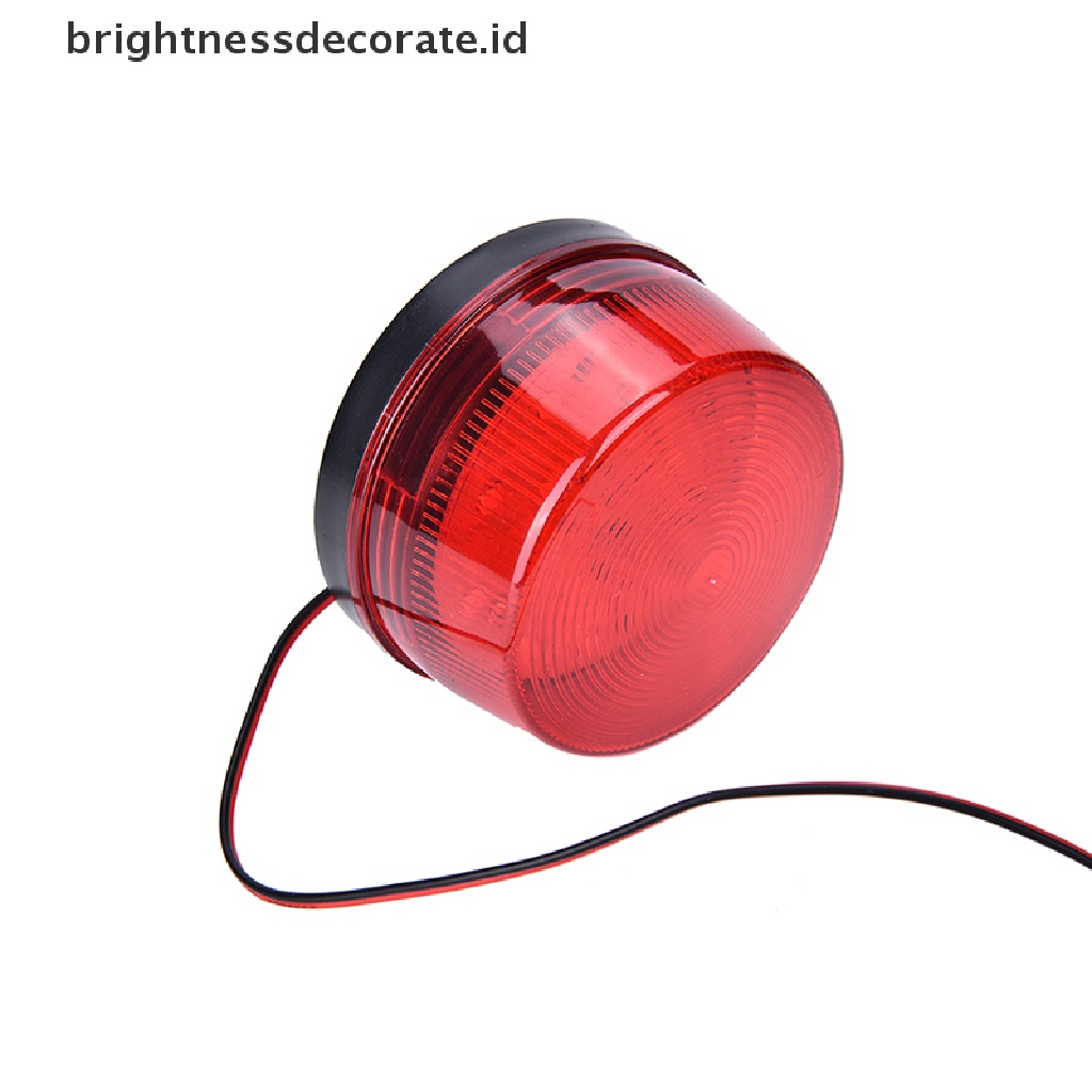 Lampu Alarm Strobo Led 12v Warna Oranye Merah Biru Untuk Keamanan