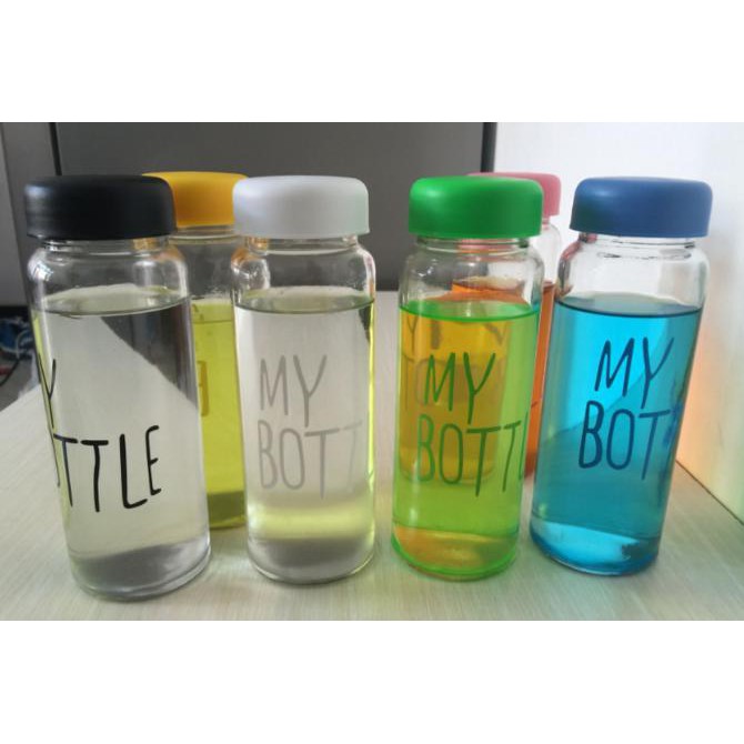 MY BOTTLE KACA / BOTOL MINUM GELAS KACA BELING TRITAN INFUSED WATER