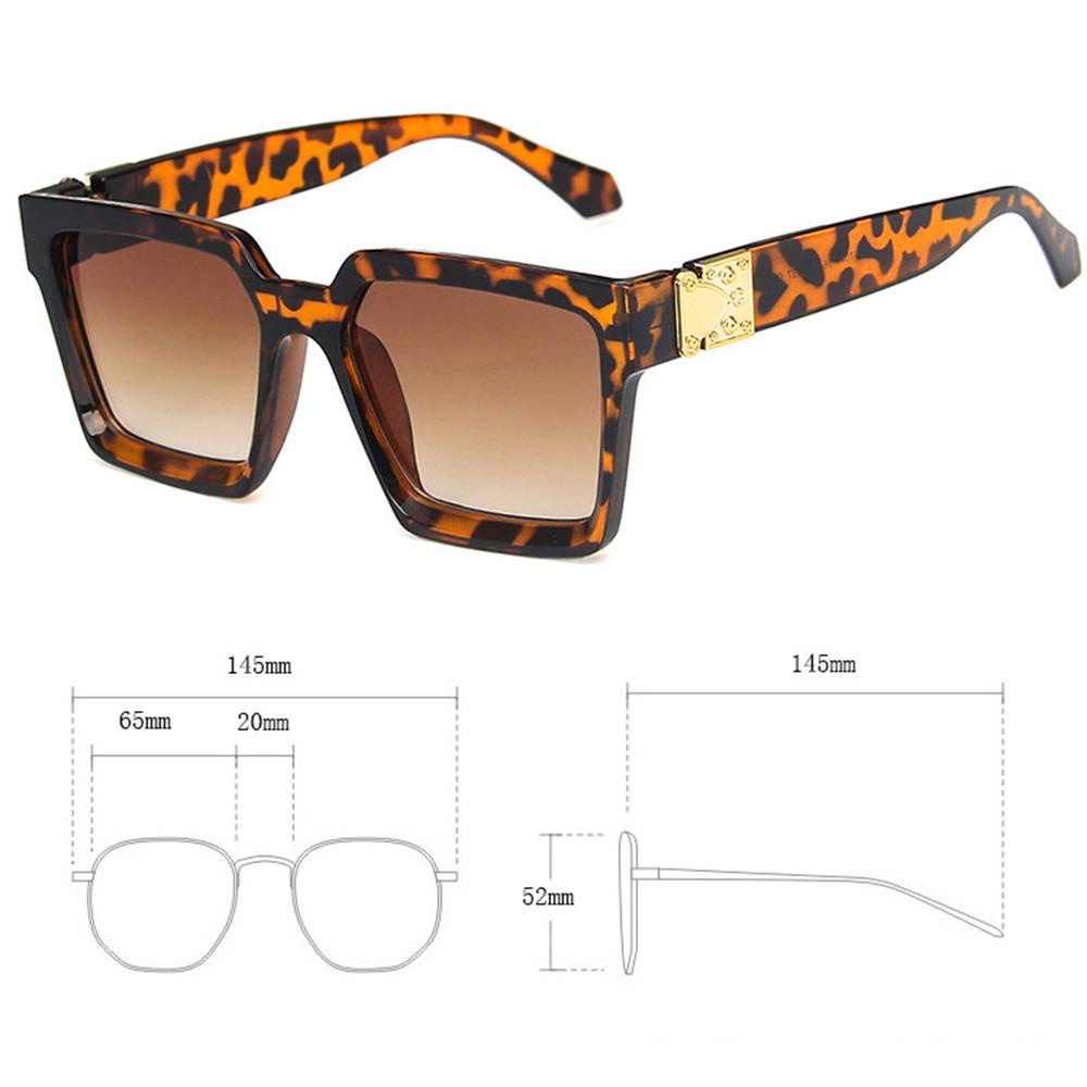 [Elegan] Kacamata Persegi Pesta Fashion Klasik Sun Shades Glasses
