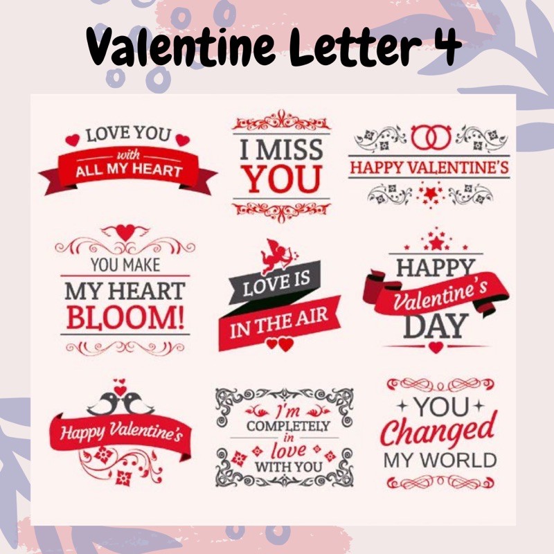 Sticker Valentine Day aesthetic stiker tumblr estetik