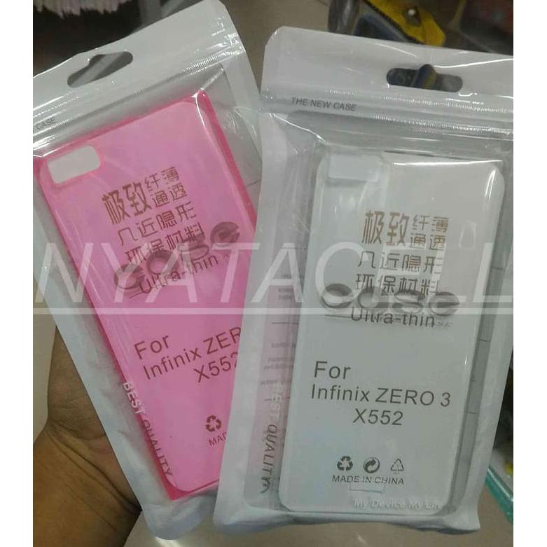 NEW CASE ULTRATHIN INFINIX ZERO 3 X552 /ULTRA THIN/FIT/SOFTCASE/SILIKON - HITAM MILENIA