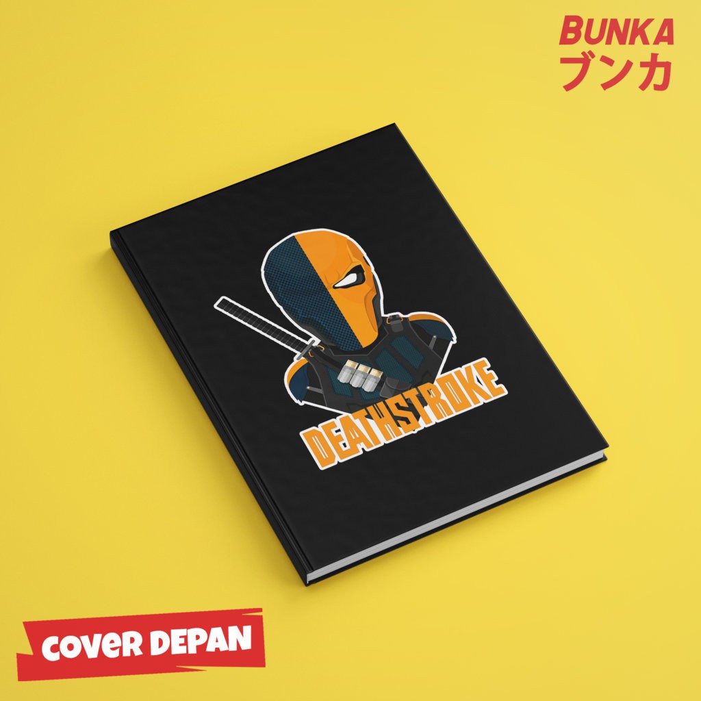 

Notebook DC Character Design Deathstroke Hardcover A5 Buku Tulis Catatan Note Agenda Planner Jurnal