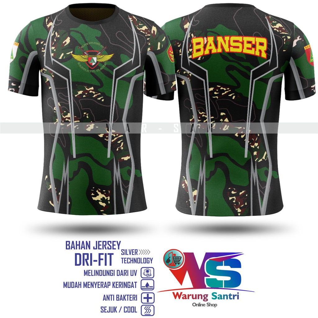 JERSEY BANSER SUBLIM / KAOS BANSER FULLPRINT /JERSEY ANSOR BARISAN ANSOR SERBAGUNA