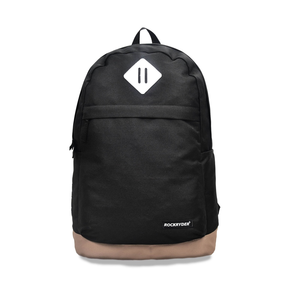 OS 01 tas Rockryder Backpack ransel waterproof   distro bagpack gendong pria wanita sekolah-OS 05 BLACK