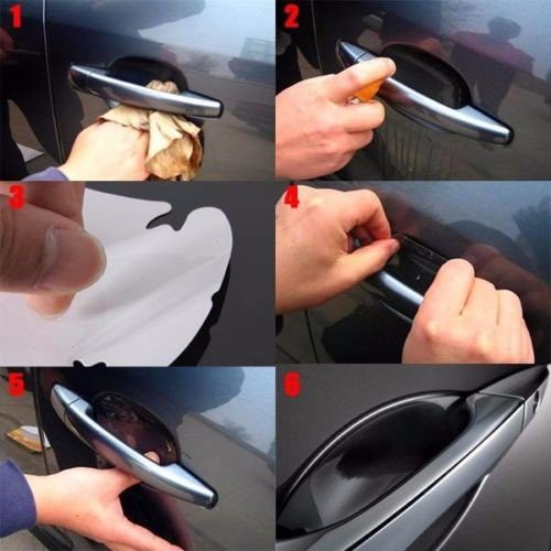 Stiker Anti Gores Pelindung Gagang Pintu Mobil - Car Handle Protector