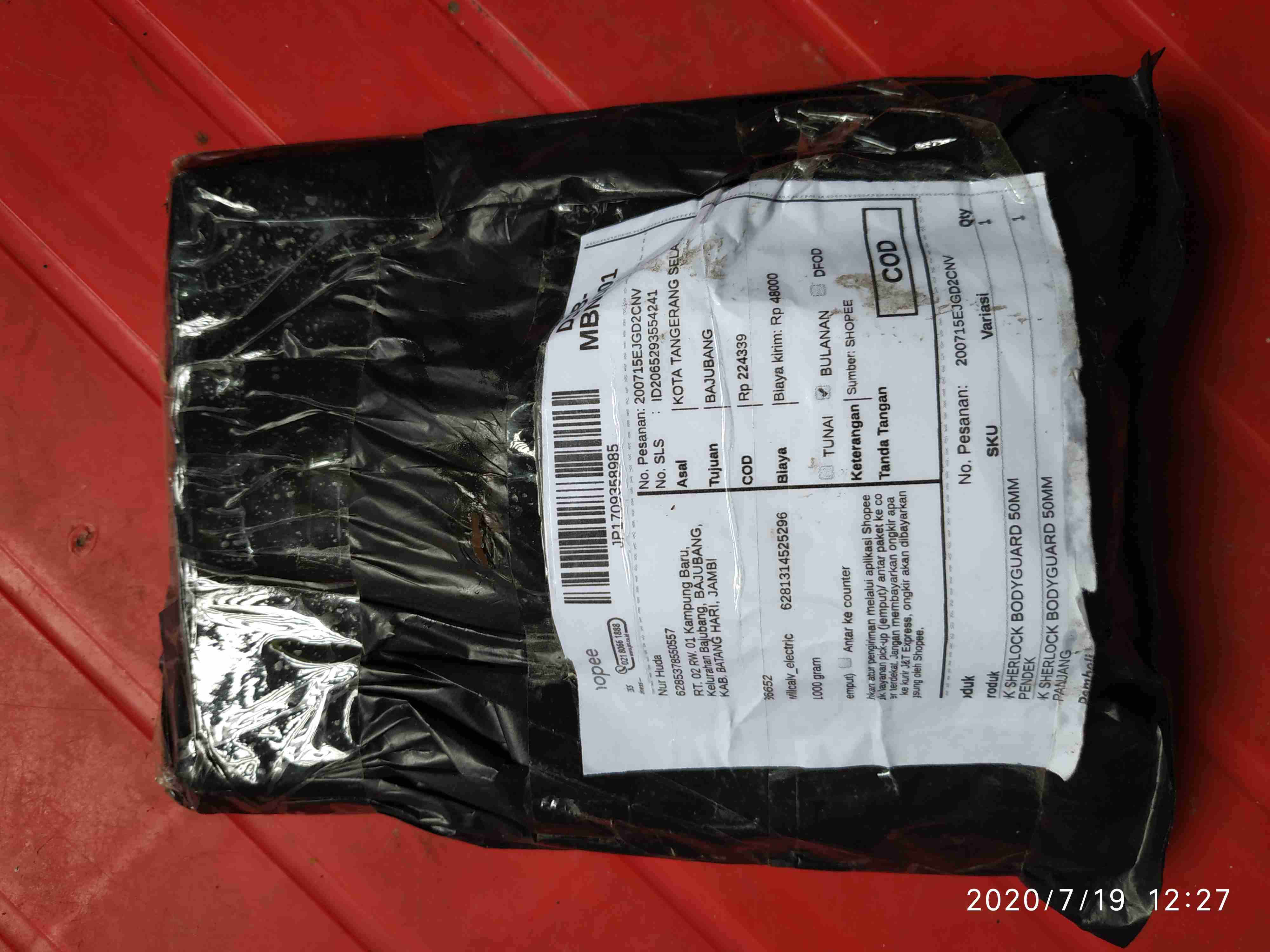 Gembok Sherlock Bodyguard 50mm Leher Pendek