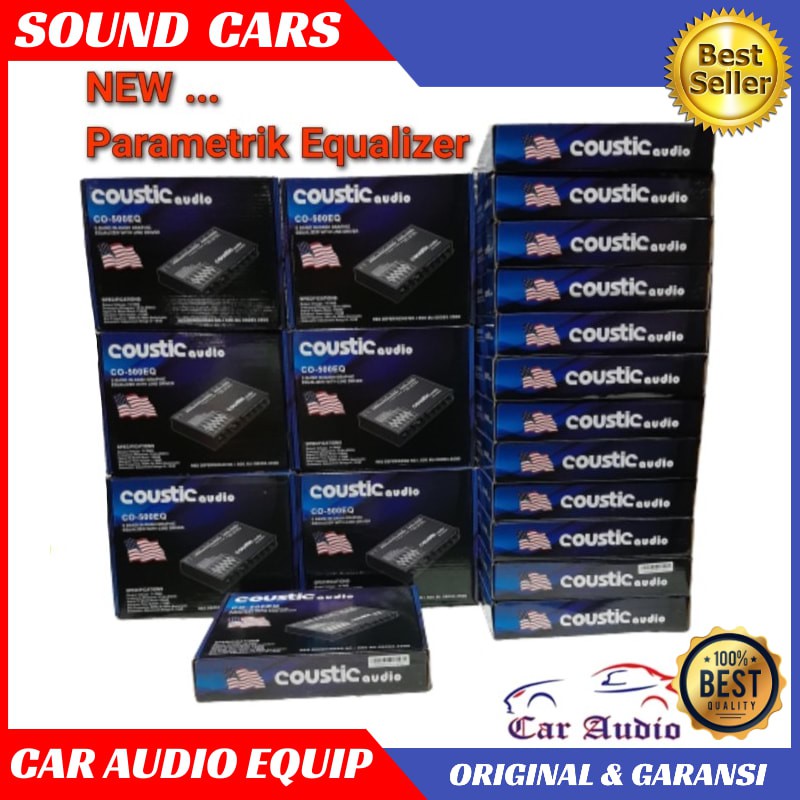 Parametrik Audio Mobil Equalizer Pre Amp COUSTIC Best Quality Garansi Original