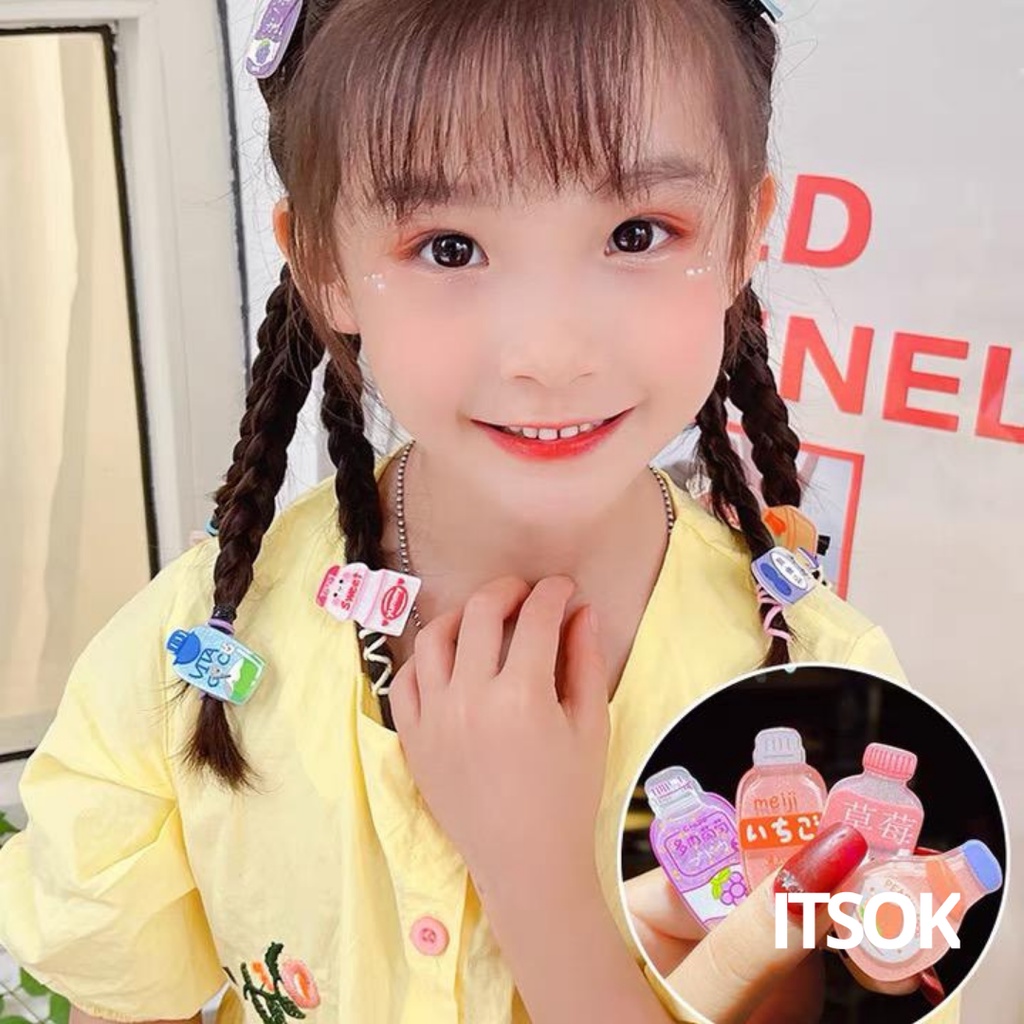 ITSOK JEPITAN RAMBUT ANAK 1 SET 10 PCS  / JEPIT RAMBUT KOREA / JEPITAN LUCU / JEPITAN IMPORT/PIN RAMBUT/FASHION BAYI ANAK/AKSESORIS RAMBUT