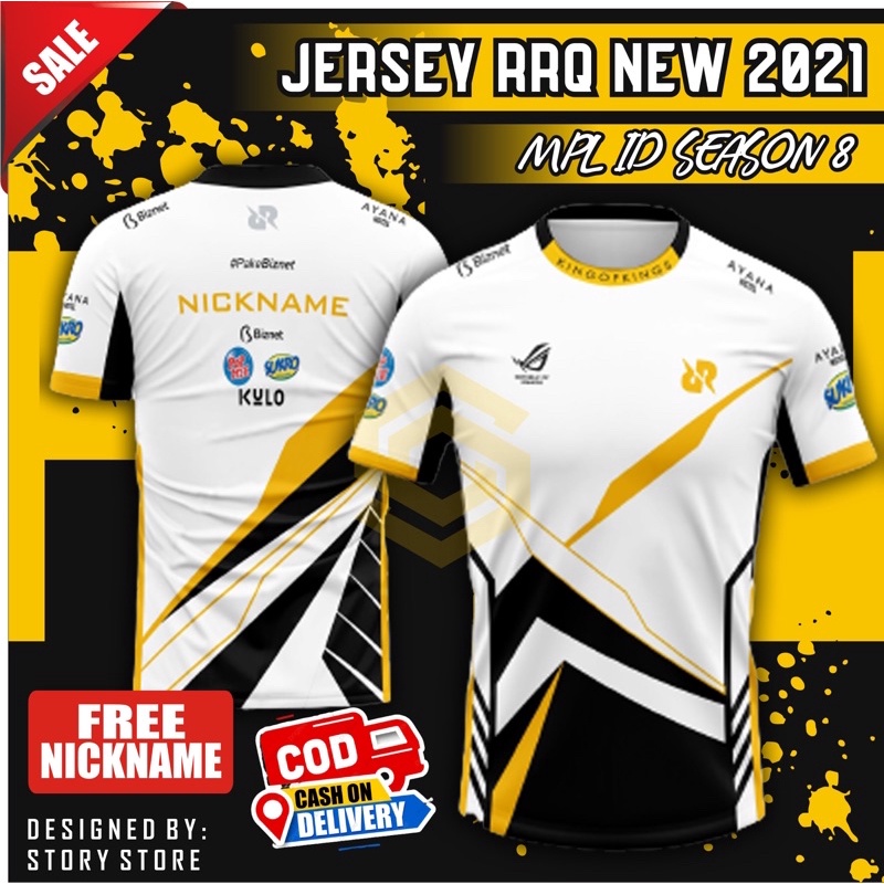 New Jersey RRQ HOSHI 2021 FREE NICKNAME
