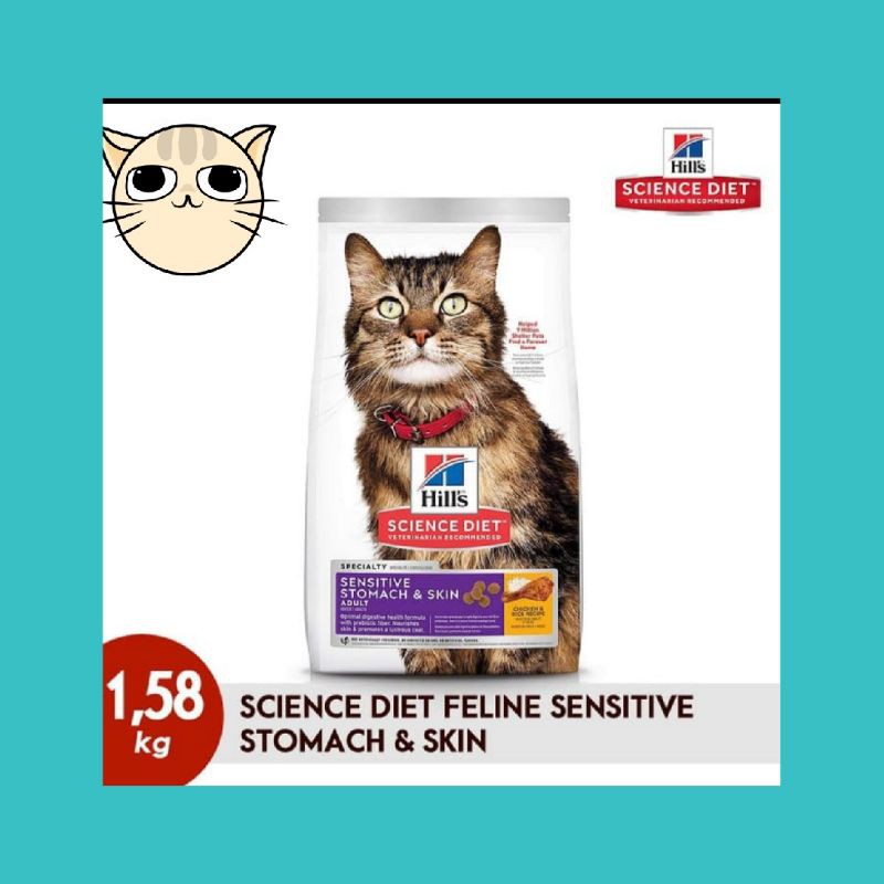 Jual Science Diet Sensitive Stomach & skin adult 1.58kg Shopee Indonesia