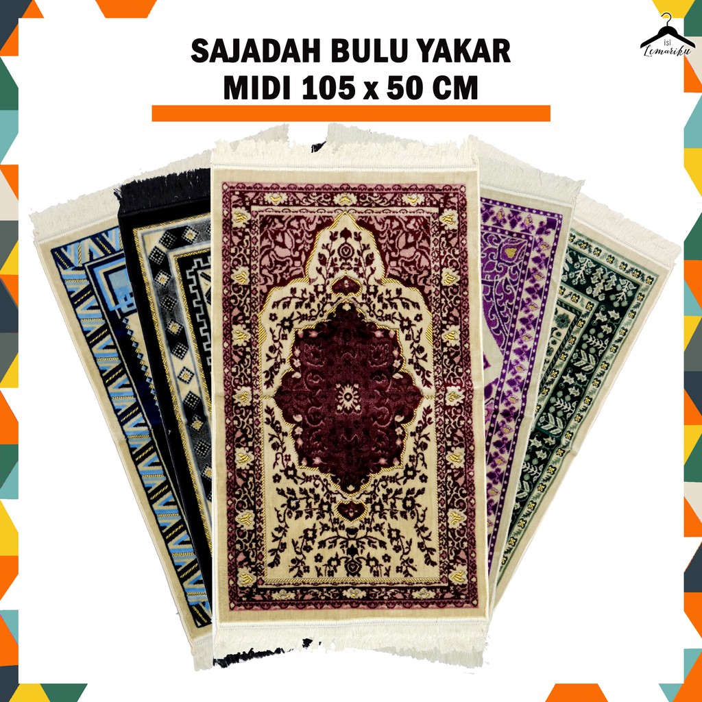 Sajadah Bulu Tebal YAKAR MIDI 50 x 105 cm