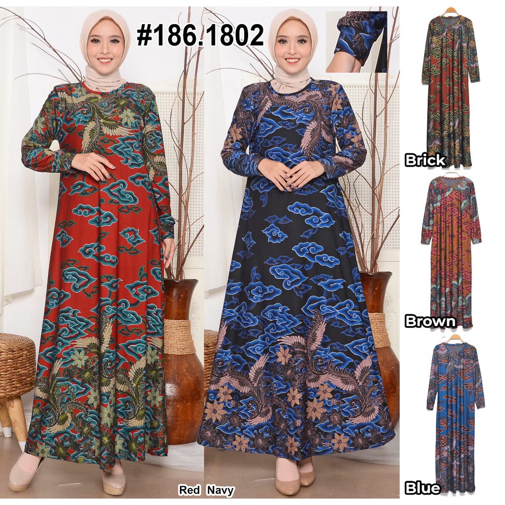 GAMIS CALVIN JEANS BATIK MAXY BIGSIZE